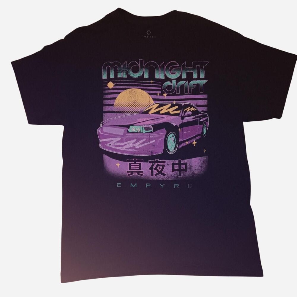 Empyre Men's Black and Purple T-shirt